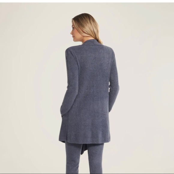 Barefoot Dreams Cozy Chic Lite Island Wrap Navy Blue S/M - Picture 3 of 6